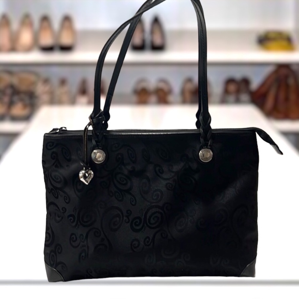Brighton Black Print tote in Signature Jacquard. Gorgeous! - Picture 4 of 16